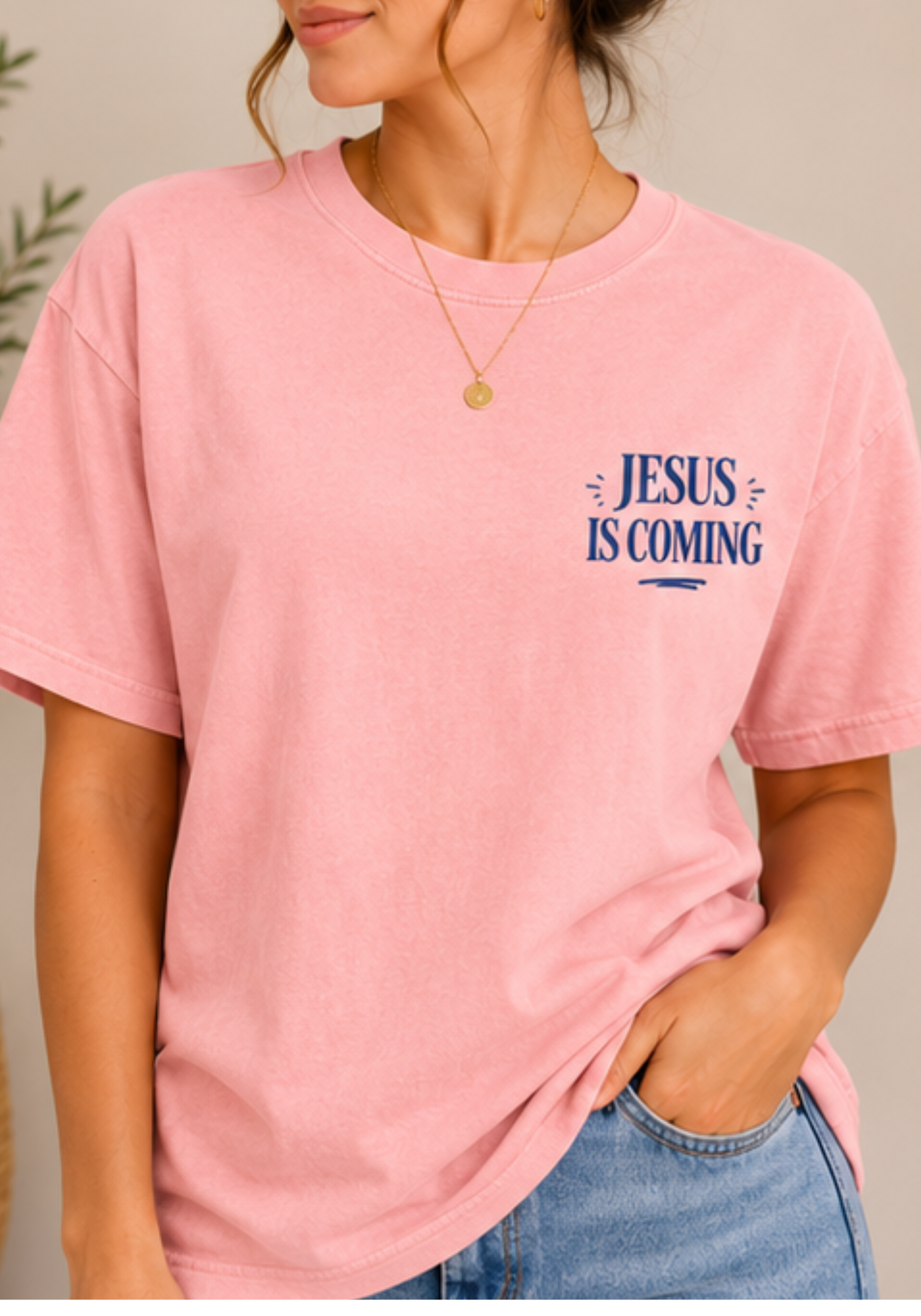 Jesus Is Coming Back – Comfort Colors Christian T-Shirt