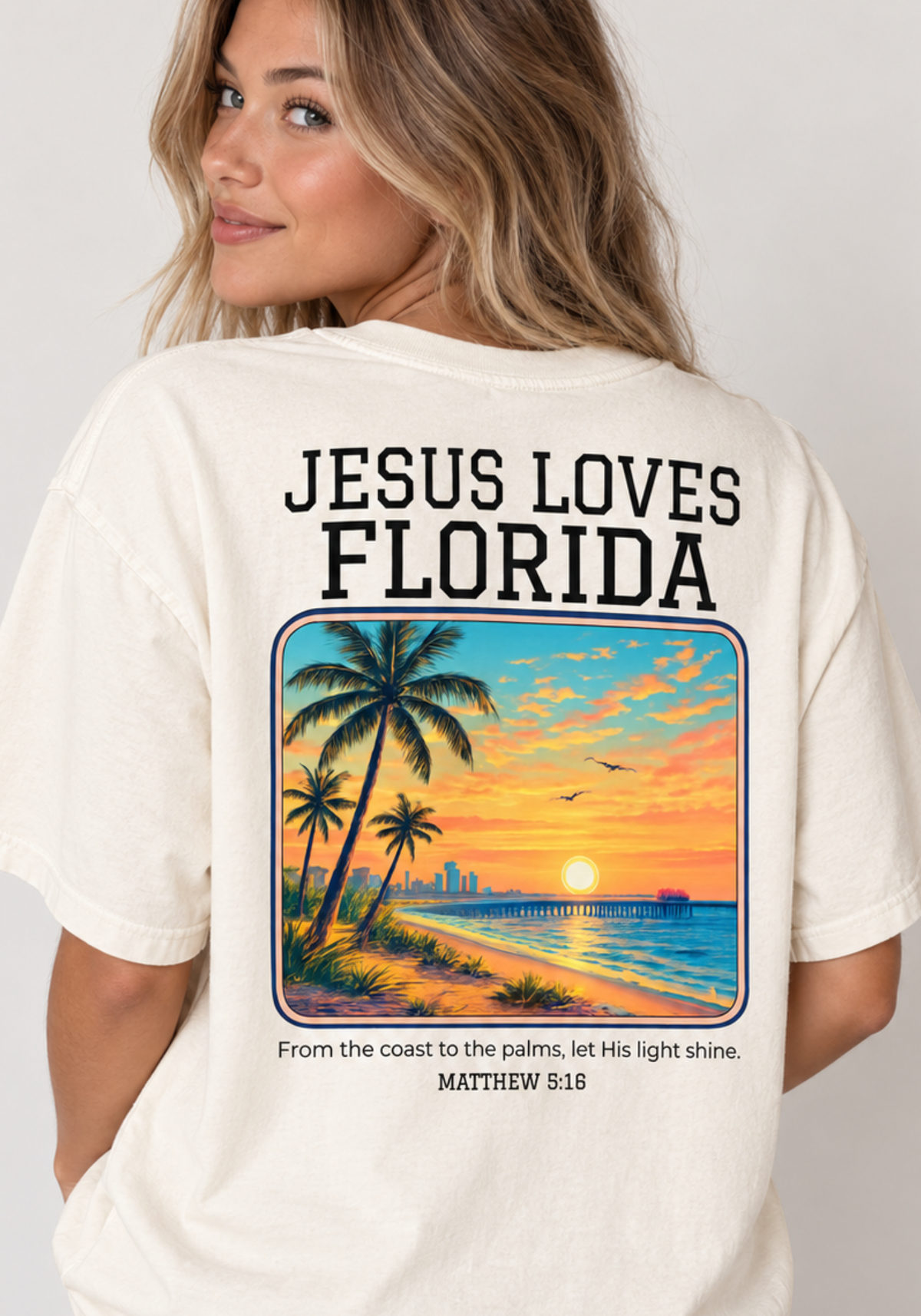 Jesus Loves Florida Tee — Matthew 5:16