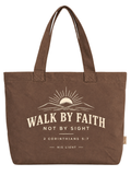 Walk by Faith Tote Bag — 2 Corinthians 5:7