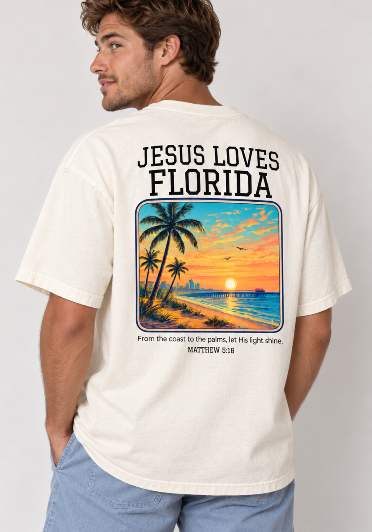Jesus Loves Florida Tee — Matthew 5:16