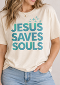 Jesus Saves Souls Comfort Colors Tee